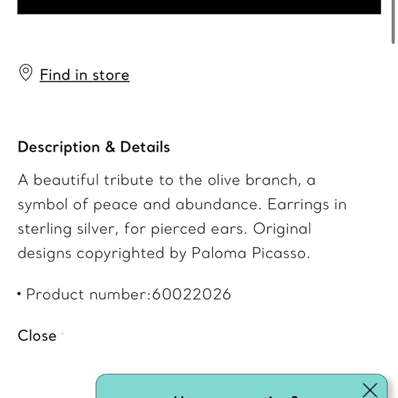 Tiffany Paloma Picasso Olive Leaf Earrings - Picture 4 of 7